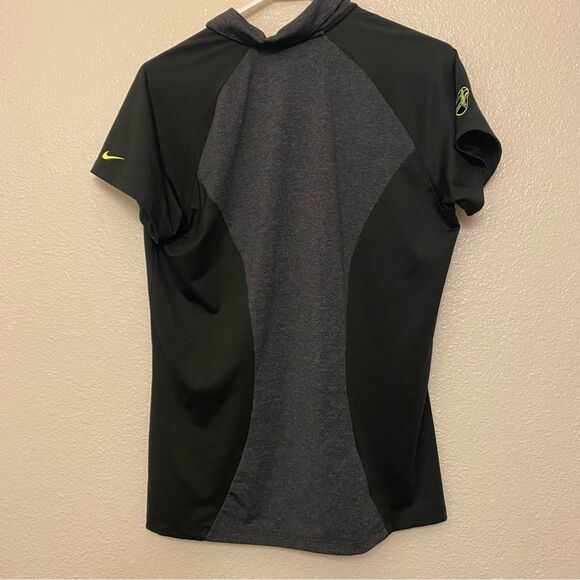 Nike Golf Dri Fit Tour stretch Performance Polo shirt 1/4 Snap size L - Picture 2 of 9